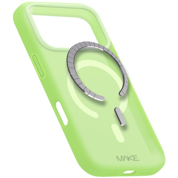 Фото - Чехол для смартфона MAKE for Apple iPhone 17 Pro Max Silicone Aura Magnet Fluorescent (MCLAM-AI17PMFS)